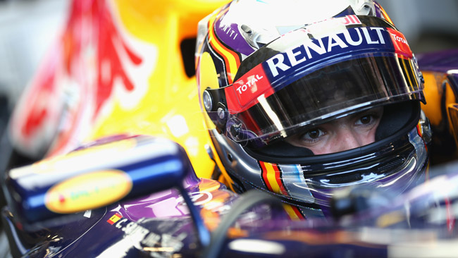 Carlos Sainz Jr sulla Red Bull nei test di Abu Dhabi