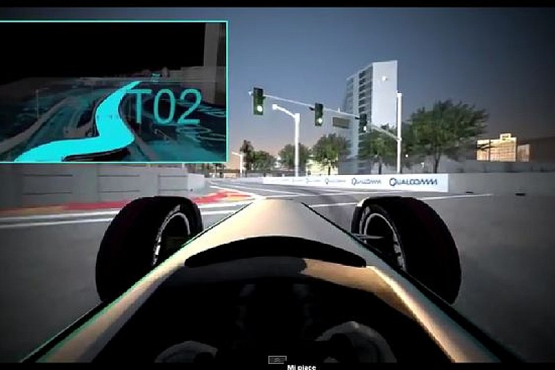 Long Beach, il tracciato dell'ePrix simulato in un video