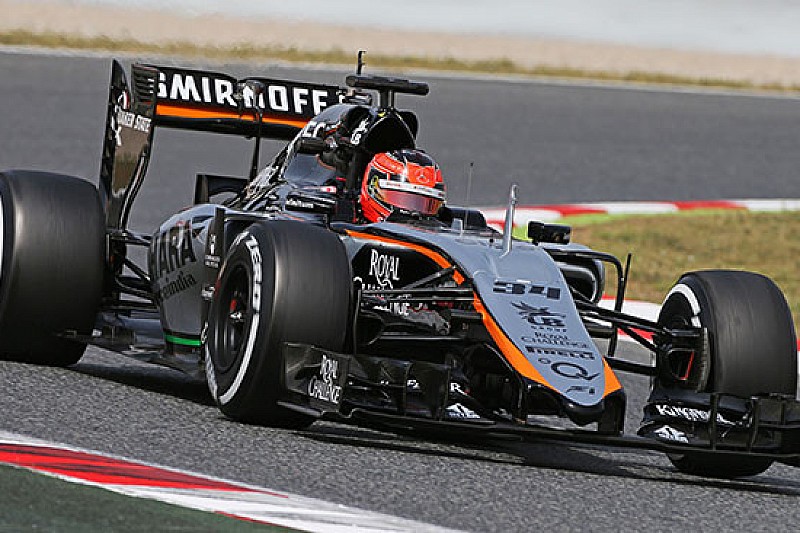 Test aerodinamici per la Force India e Ocon