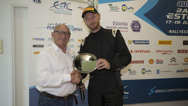 Il Colin McRae ERC Flat Out Trophy va a Lukyanuk