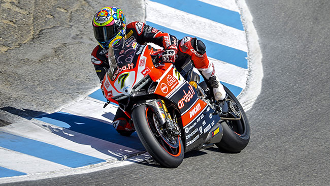 Soddisfazione Ducati dopo le libere di Laguna Seca