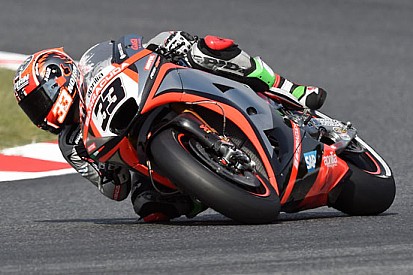 Melandri più ottimista con il nuovo forcellone Aprilia