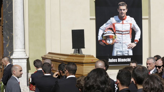 L'ultimo pensiero della Formula 1 per Jules Bianchi