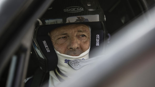 Miki Biasion all'Italian Baja insieme alla Tecnosport