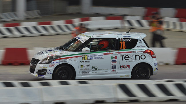 Suzuki Rally Cup: Sarasera trionfa alla Lanterna