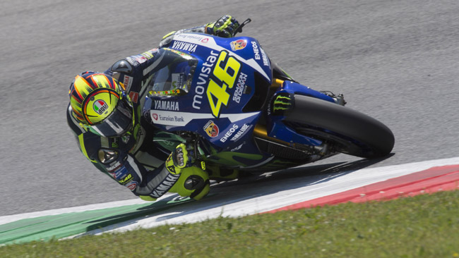 Valentino leader iridato, ma con soli 4 giri in testa
