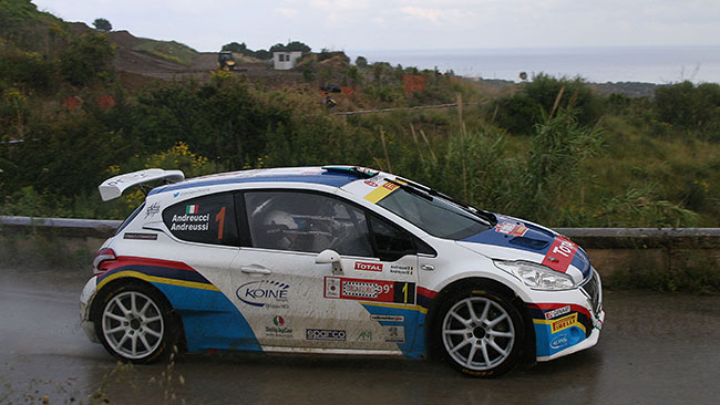 Targa Florio, PS5: Basso esce, Andreucci in testa!