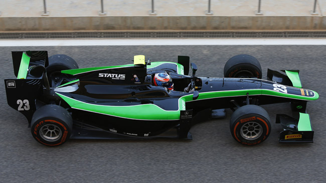 Richie Stanaway in Bahrein con la Status GP