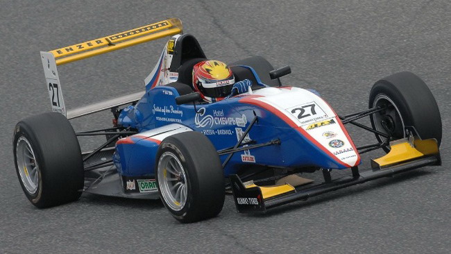 Maxim Zimin alla sua prima pole position