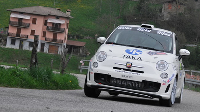 Sette Abarth 500 Rally alla Marca