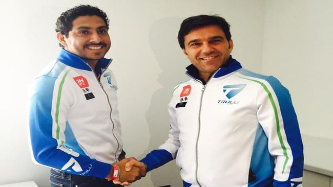 Salvador Durán è con il Team Trulli a Donington