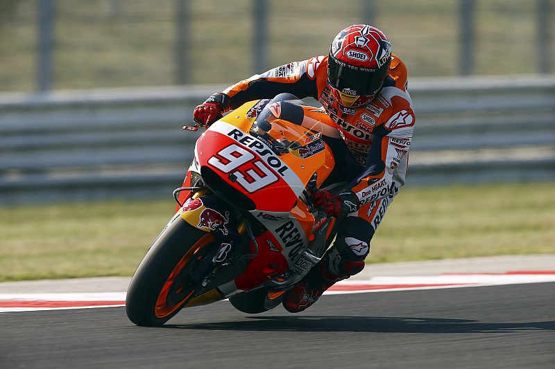 Márquez disfruta de un día positivo