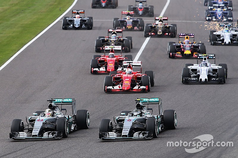 Rosberg a connu un problème moteur au départ à Suzuka