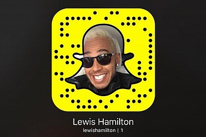 Hamilton se convierte en primer deportista famoso en Snapchat