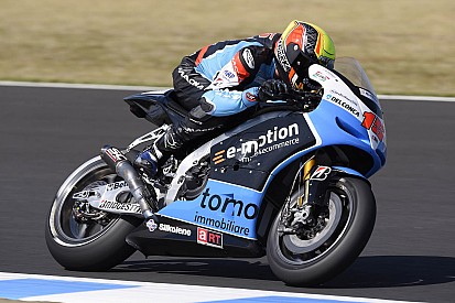 Lourde chute d'Alex de Angelis à Motegi