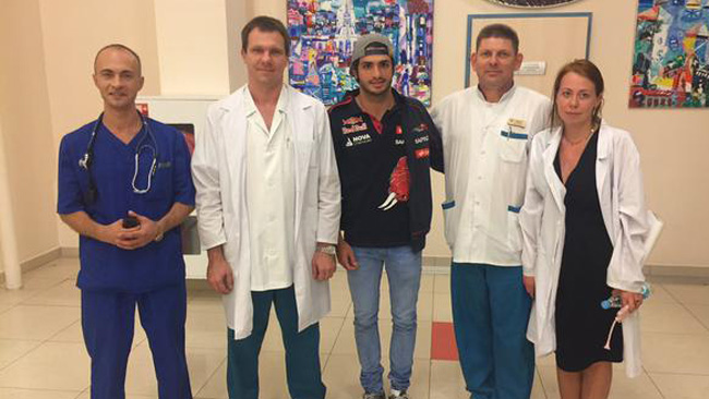 Sainz già dimesso e domani vuole correre il Gp!