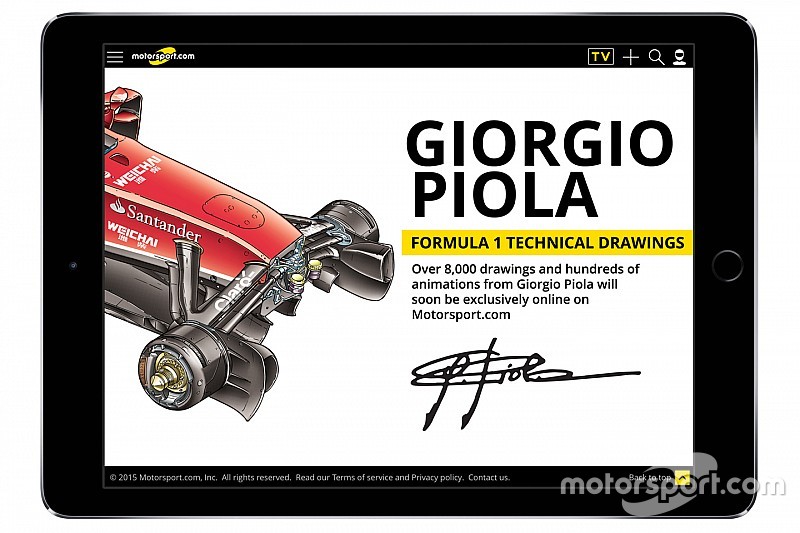 Motorsport.com schaft technisch F1-archief van Giorgio Piola aan