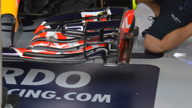 Red Bull: sull'ala anteriore appare il