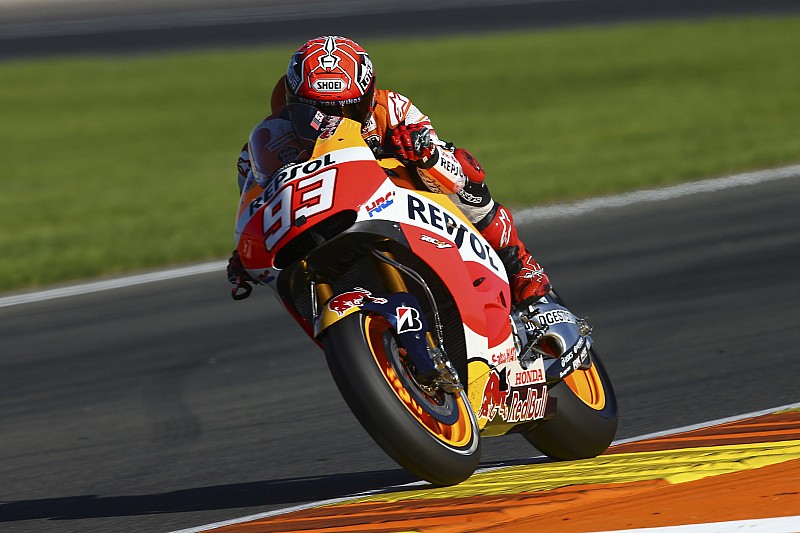 Márquez con el mejor tiempo en las pruebas de Valencia