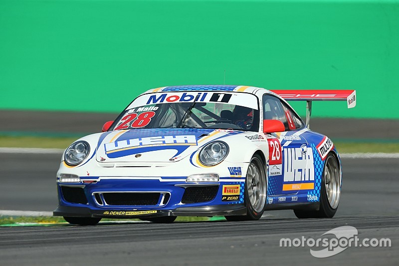 Mallo se luce en su inicio en la Porsche GT3 Cup Challenge