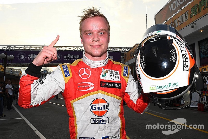 Macau GP: Rosenqvist holds off Juncadella to seal pole