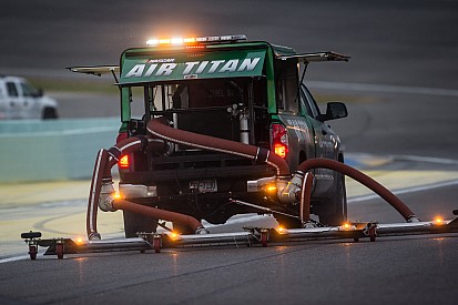 The Sprint Cup Series season finale is - surprise - delayed by rain