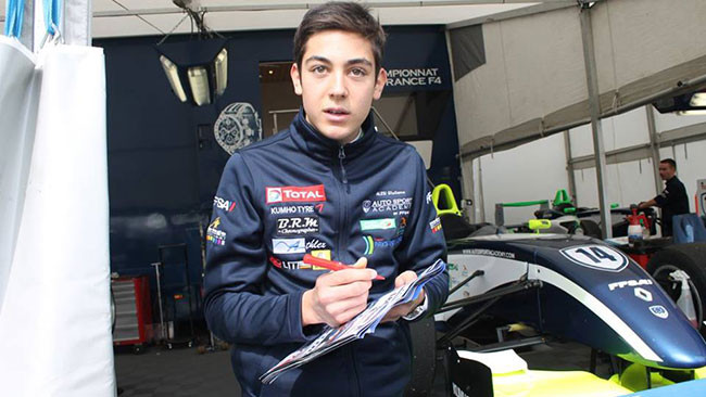 Anche Giuliano Alesi nei test della GP3 a Yas Marina