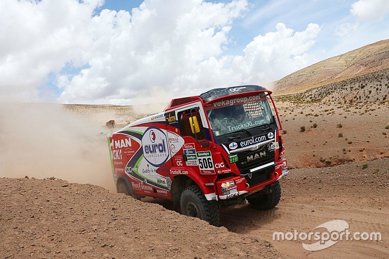 Stacey vence e lidera competição de caminhões