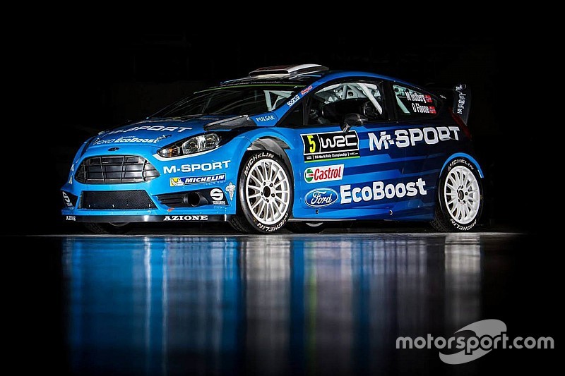 Mit neuen Farben: M-Sport stellt neues WRC-Fahrzeug für 2016 vor