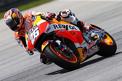 Honda aun tiene problemas con el motor y chasis, dice Pedrosa
