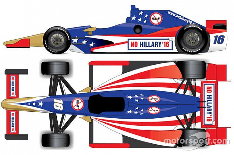 Un grupo anti-Hillary Clinton busca patrocinar un auto en Indy 500