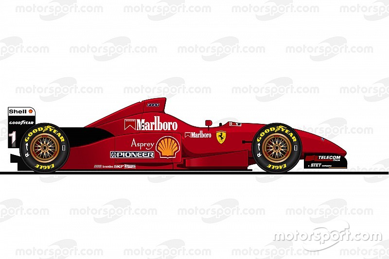 Alle Formel-1-Ferrari von Michael Schumacher von 1996 bis 2006