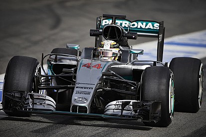 Hamilton test woensdag met nieuwe neus