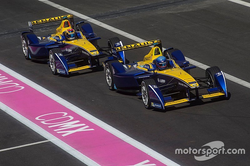 Le Renault e.dams? Un po' in affanno a Città del Messico
