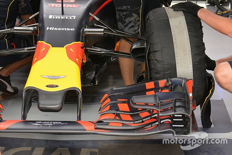 Tech update: Gekartelde voorvleugel Red Bull RB12