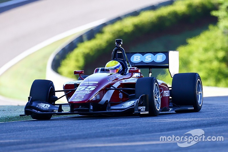 Urrutia logró su primer triunfo en Indy Lights