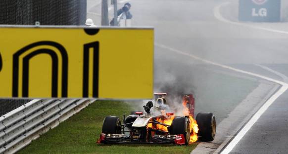 Heidfeld: Sıcaklığı hissettim, gerçekten korkutucuydu