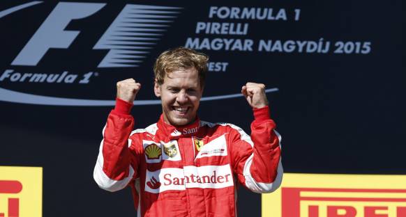 Olayların yarışında kazanan Vettel oldu