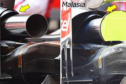 Ferrari SF15-T egzoz sistemi