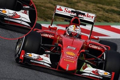 Ferrari SF15T - Ön Kanat Değişiklikleri