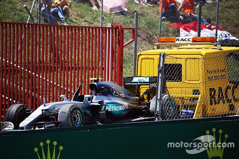 Alain Prost: Barcelona-Crash Hamilton/Rosberg