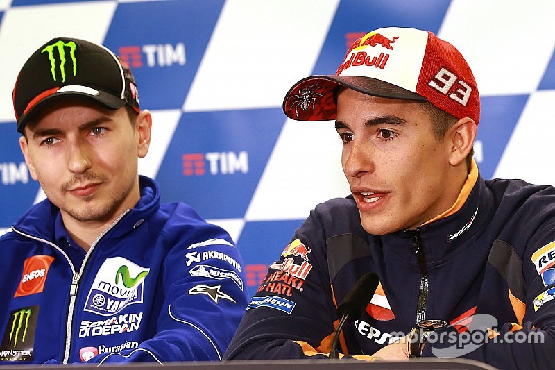 Bodyguards in Mugello für MotoGP-Stars Lorenzo und Marquez