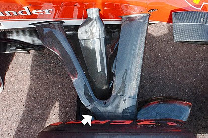 Ferrari: più angolo di sterzo per svoltare al Loews