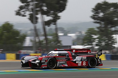 Audi eindigt Le Mans-testdag bovenaan, Catsburg verrast in GTE Am-categorie