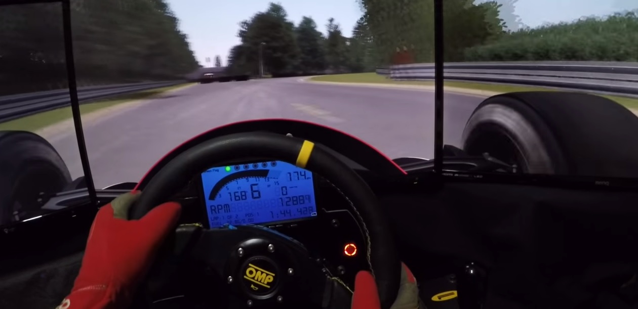 McLaren MP4-6 az rFactor 2-ben Sennával