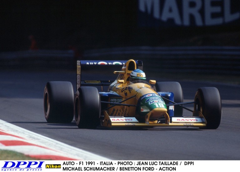 Az újonc Michael Schumacher Barcelonában: majdnem Sennát is letolta