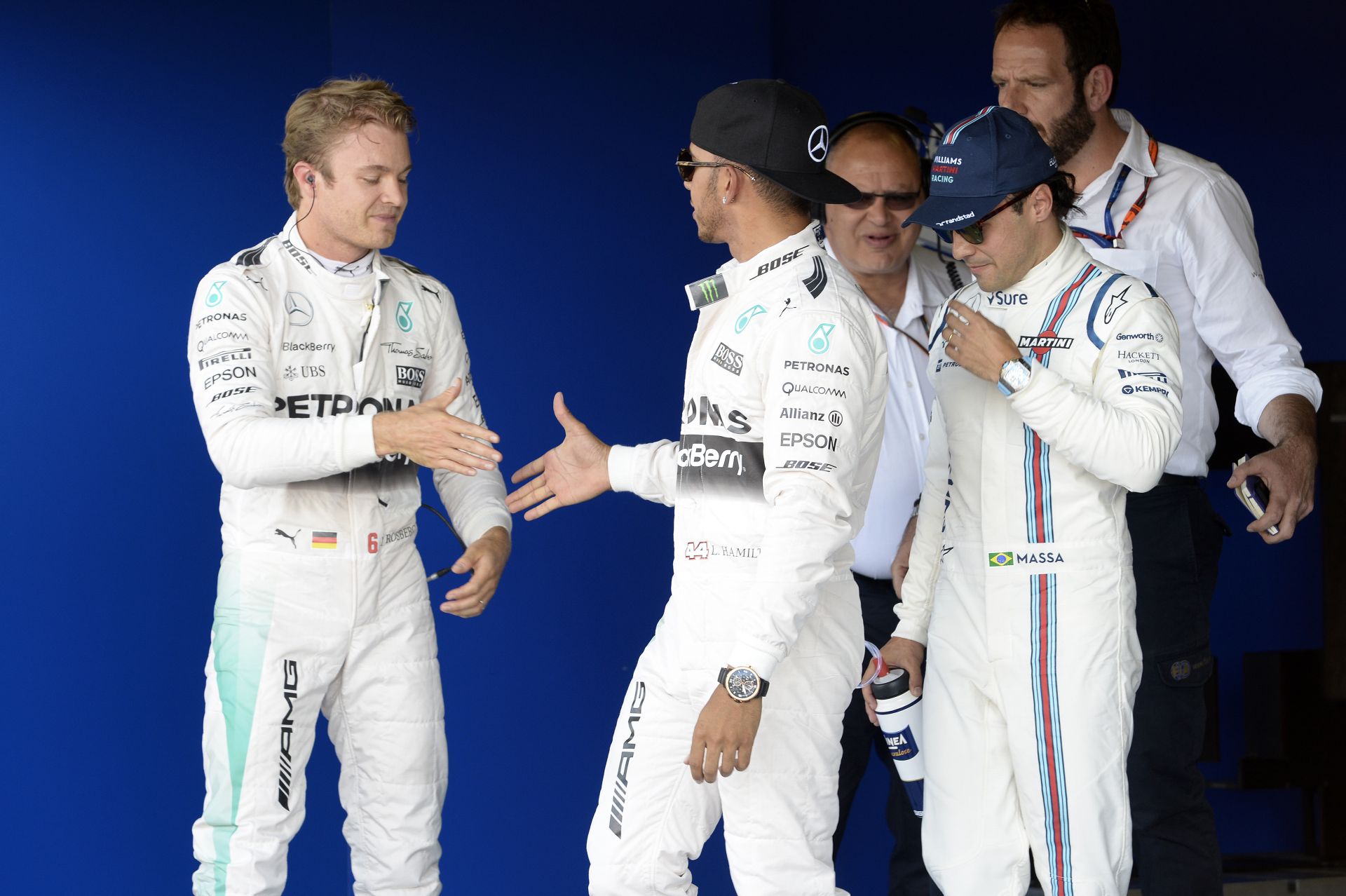 Hamiltonnak nagy szerencséje volt az esővel, és ezt Rosberg is tudja
