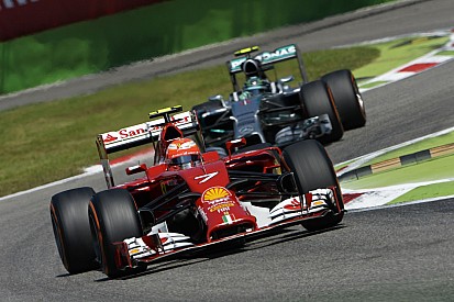 Így vezeti Raikkönen a 2014-es Ferrarit Monzában