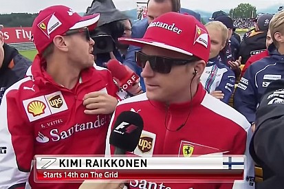 Egy újabb EPIC Raikkönen: Életveszélyes vele interjút csinálni! Hülkenberg is csak nevetett rajta