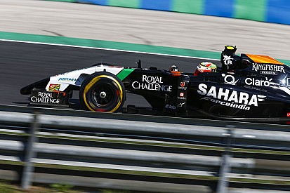 Pérez nagy becsapódása a Hungaroringen: Videón a baleset
